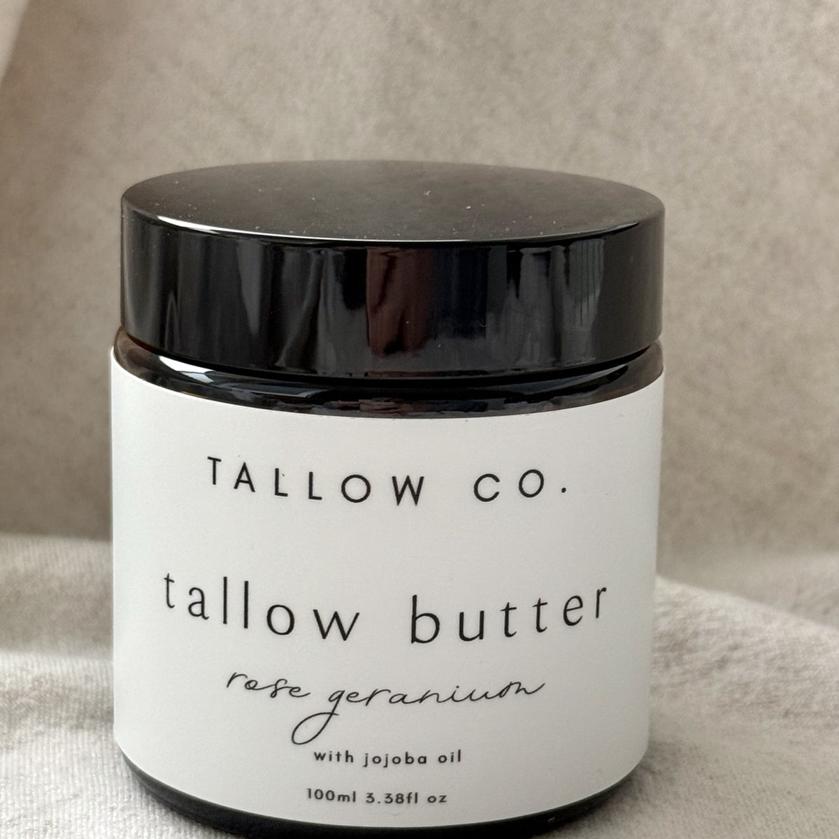 Tallow Butter - Rose Geranium with jojoba oil - 100ml