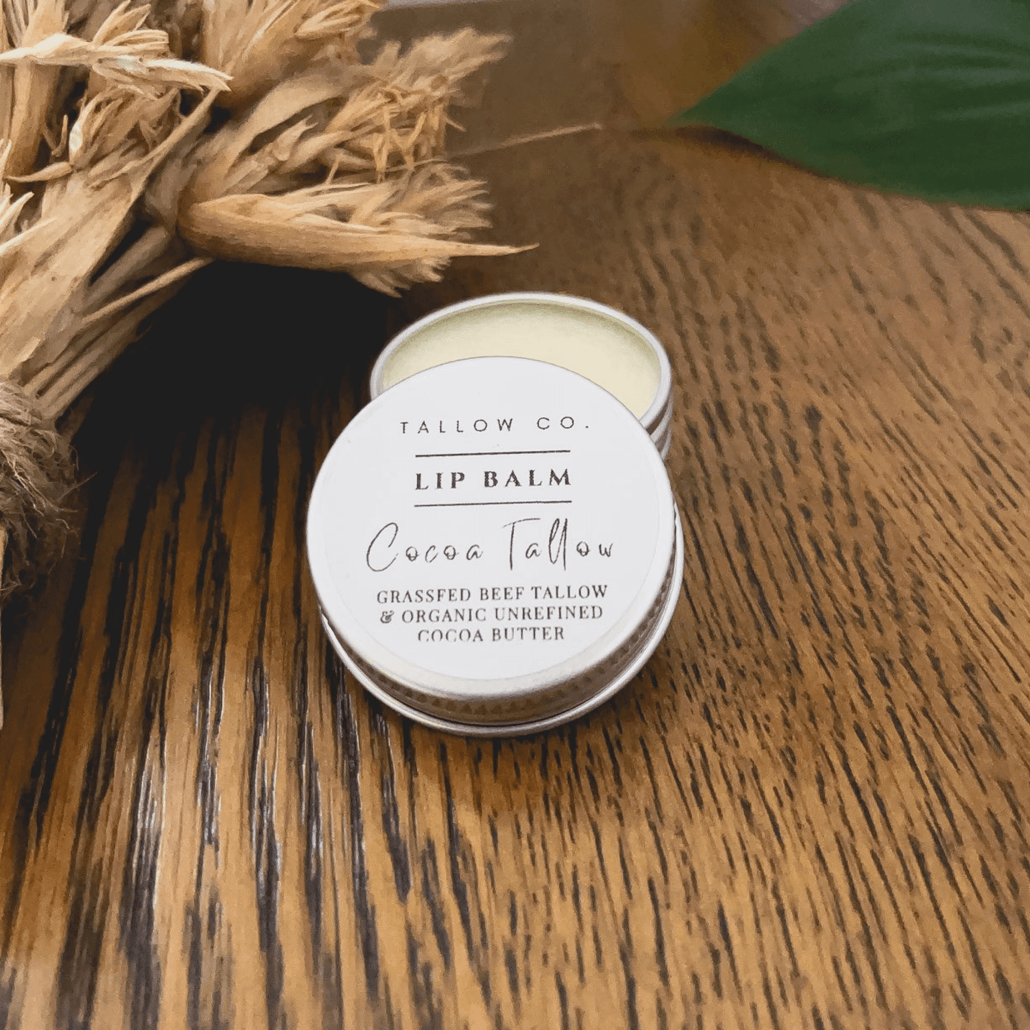 Natural Cocoa Tallow Lip Balm - 15g