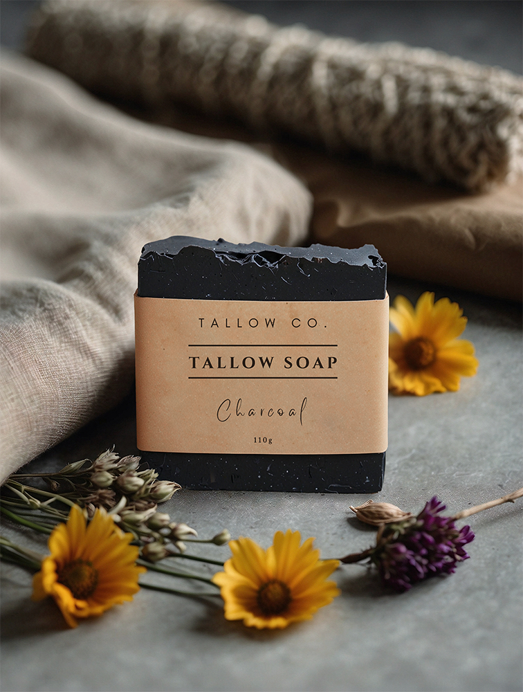 Handcrafted Charcoal Soap - 110g